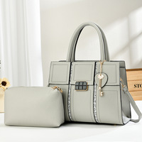 Sac à main à bandoulière en cuir PU gaufré crocodile pour femmes avec serrure