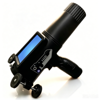 Imprimante jet d'encre portable sans fil tout-en-un H16 pour grands caractères, codeur matriciel 16 points 60 mm pour acier, tuyaux en béton et bois