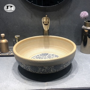 Mueble de Baño de Cerámica de <span class=keywords><strong>Diseño</strong></span> Moderno con Lavabo Redondo y Capacidad de 12L - Product Image 2