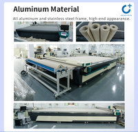 Machine de découpe industrielle automatique à couteau oscillant CNC pour tissus, vêtements et textiles multicouches, contrôlée par PLC, avec écran LCD et moteur