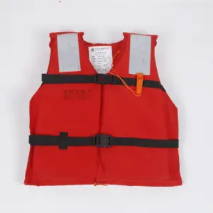 2024水上救援批发耐腐蚀个性化海洋救生衣背心，带定制标志逃生训练水上安全