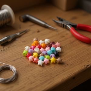 Ilan Abalorios Perline a Stella 10mm 18g Multicolore per Creazione di Gioielli Artigianali - Product Image 3