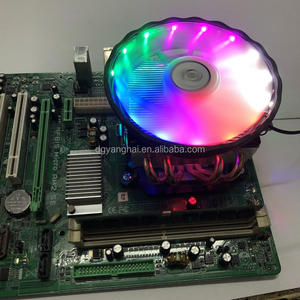 Refroidisseur de processeur d'ordinateur avec dissipateur thermique en aluminium, ventilateur de boîtier RGB pour LGA775/1151/1155/AM2/AM3/AM4, refroidissement par air de haute qualité - Product Image 4