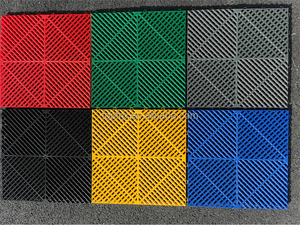 PP Garage Modular Flooring Tiles Car Wash Room Plastic Floor Mats 4s Shop Flooring Tiles - Product Image 3
