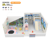 Équipement de terrain de jeux intérieur pour enfants, parc d'attractions, trampoline, bac à sable, toboggan, structure d'escalade, bois écologique, acier inoxydable