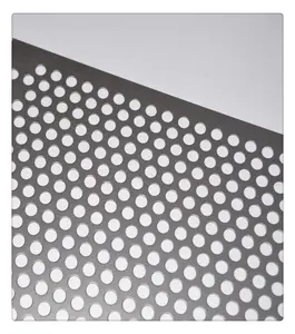 Speaker layar berlubang, layar berlubang stainless steel lembar panel punch plate bulat logam mikro mesh grill