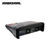 PM1003 Mélangeur audio professionnel 1000W 10 canaux avec double effecteur DSP + construction métallique de réverbération fantôme 48v pour une utilisation sur scène