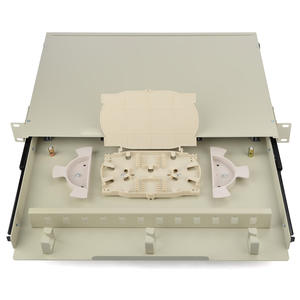 FTBC-24INL 1U 19'' Rack Mount ODF Fiber Optic 24 Port SC Connector Sliding Drawer <strong>Type</strong> <strong>Patch</strong> <strong>Panel</strong> Model - Product Image 2