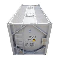 Conteneur-citerne ISO T14 30FT 40FT pour le transport de liquides chimiques : chlorure de sodium, chlorate d'hydrogène, hydroxyde de sodium