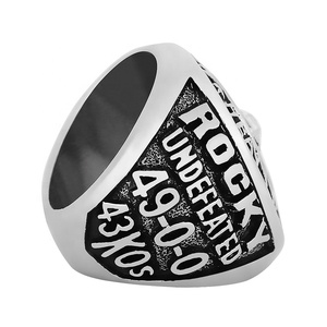 Anillo de Campeonato de Boxeo de Peso Pesado Roger <span class=keywords><strong>Marciano</strong></span> 1952, Clásico, Plateado, de Aleación, Venta al Por Mayor/Personalizado - Product Image 4