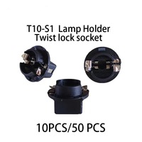 Lampe de tableau de bord de voiture T5/T10 la plus vendue, connecteur de base en cuivre pour éclairage de siège, de vitesses et de climatisation, accessoires pour voitures et motos