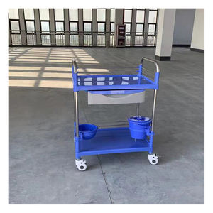 Pronto soccorso mobile in acciaio di alta qualità per infermiere in plastica personalizzato con carrello medico con ruote - Product Image 4