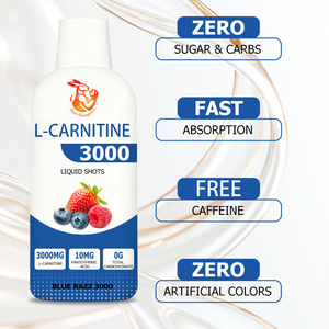 Líquido Oral de L-Carnitina Orgánica Directo de Fábrica con Ácido Pantoténico y L-Carnitina, Favorece el Crecimiento Muscular Magro, Bebida para Fitness - Product Image 3