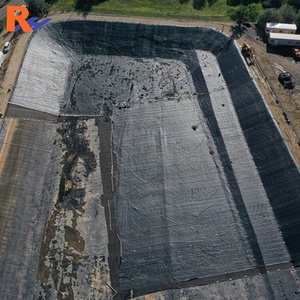 Geomembrana HDPE ASTM de 1.5 mm, 8 m x 200 m, Membrana Anti-Infiltraciones para Estanques de Residuos Mineros en la Mina de Cobre de <span class=keywords><strong>Santiago</strong></span>, Chile - Product Image 1