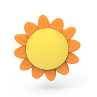 Diffuseur d'arôme personnalisé en EVA en forme de tournesol, parfum solide pour voiture avec désodorisant floral pour grille d'aération de voiture neuve