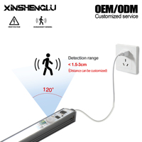 Módulo de Sensor de Movimiento PIR Xinshenglu |   110V/220V 1-3M IP21 |   Control de Iluminación para Armarios LED, Vestidores y Escaleras |   Hogar Inteligente
