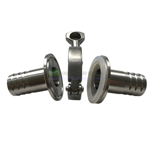 ขายส่งจากโรงงาน อะแดปเตอร์ข้อต่อสายยางแบบ Tri Clamp ขนาด 1.5 นิ้ว 2 นิ้ว ทำจากสแตนเ<span class=keywords><strong>ล</strong></span>ส 304 พร้อมแคลมป์ Tri-clover และชุดยูนิออนพร้อมปะเก็นซิ<span class=keywords><strong>ล</strong></span>ิโคน - Product Image 1
