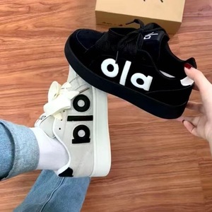 Sneakers <span class=keywords><strong>da</strong></span> <span class=keywords><strong>Donna</strong></span> di Tendenza Primaverile, Scarpe Sportive Leggere e Traspiranti, <span class=keywords><strong>Calzature</strong></span> <span class=keywords><strong>da</strong></span> Skateboard con Lacci e Design a Blocchi di Colore Antiscivolo - Product Image 2