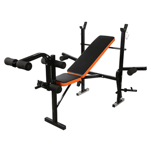 Banco <span class=keywords><strong>Inclinado</strong></span> para Sentadillas Chaoran CR8624, Marco Plegable de Acero Inoxidable, Multi-Gimnasio Resistente para Ejercicios <span class=keywords><strong>con</strong></span> Mancuernas y <span class=keywords><strong>Curl</strong></span> de Bíceps - Product Image 6