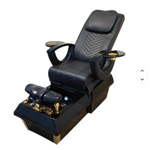 Wss QM Professional Factory Direct Massage Pedicure Spa Chairs <b>Black</b> Leather Fiber Glass Base Facial <b>Bed</b> and Pedicure Chair - Product Image 6