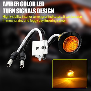 Indicadores Led marcador de remolque luz amarilla Blanca Roja lámpara de señal de giro para Can-Am <span class=keywords><strong>Maverick</strong></span> X3 Polaris RZR <span class=keywords><strong>Kawasaki</strong></span> - Product Image 5