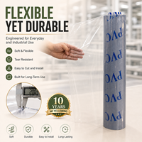 Film de protection de sol en PVC YJ, rouleau transparent auto-adhésif, feuille de plastique pour la rénovation de la maison, anti-poussière, anti-rayures