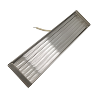 Plaque chauffante infrarouge plate industrielle 220V 750W en quartz, panneau chauffant radiant IR en acier inoxydable pour four de séchage