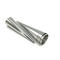 1 pièce, moules à cornets de crème en acier inoxydable, tubes coniques pour croissants, moules à pâtisserie, outils de décoration de gâteaux, accessoires alimentaires