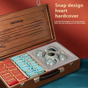 Boîte cadeau de thé noir Keemun fait à la main, <span class=keywords><strong>Da</strong></span> <span class=keywords><strong>Hong</strong></span> <span class=keywords><strong>Pao</strong></span> & cannelle, 250g, thé biologique de qualité supérieure, nouveau cadeau de luxe en gros - Product Image 2