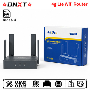 Router DNXT 4G de 2.4GHz Cat4 300Mbps, Router WiFi 6 Mini, WiFi 4G LTE con Tarjeta SIM, Tipo-C, 3000mAh, Router 4G con Tarjeta SIM para Uso Profesional - Product Image 1