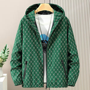 Giacca Casual da Uomo alla Moda con Cappuccio, Cappotto Autunnale Streetwear, Giacca in Pelle per Uomo - Product Image 2