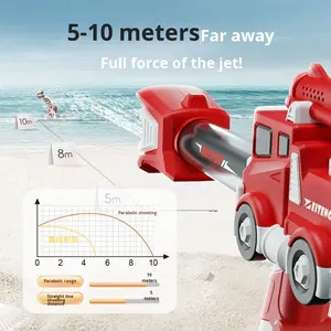 Jeu <span class=keywords><strong>de</strong></span> fête aquatique Water Warfare Super Soaking Pump <span class=keywords><strong>Action</strong></span>, 17 trous, grand canon à eau, grand tube, jouet arroseur - Product Image 4