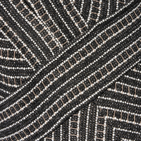 Robe midi en maille à manches longues pour femme, motif chevron classique, coupe ajustée, nouvelle conception, anti-plis naturel, fabrication Wisrise (ODM/OEM)