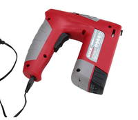 Pistolet à clous électrique rechargeable Construction en métal et acier Agrafeuse de qualité pour le bricolage Cloueuse à air pour menuiserie Clous d'encadrement