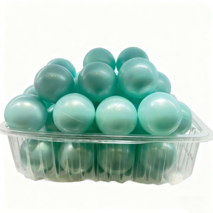Balles de piscine à balles en plastique de 8 cm pour enfants, non toxiques, résistantes à l'écrasement, pour parc de jeux, tente, décoration de fête - Product Image 1