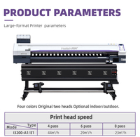MOOTOOM Pequeña Empresa Imprimante Solvente Tinta Vinilo Banner Plotter De Impression Inkjet Eco Solvente Impresora