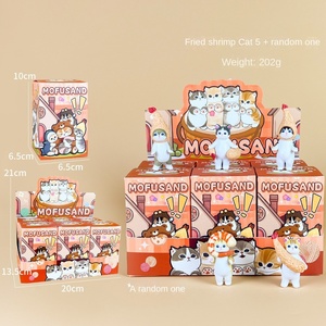 กล่องสุ่มฟิกเกอร์แมวฉลาม คอลเลคชั่นคุณภาพสูง งานออกแบบพิเศษ ตัวการ์ตูนอนิเมะโมฟุแซนด์ ชุดกล่องสุ่มฟิกเกอร์ 3 มิติ - Product Image 4