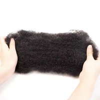 Afro Kinky Bulk Human Perruques Cheveux Mèche Cheveux Naturel Dreadlocks Cheveux en vrac pour tresses africaines Twists Cheveux Naturel