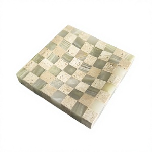 Elegant Modern <b>Square</b> <b>Marble</b> Handmade <b>Coffee</b> <b>Table</b> Plaid Tray Jewelry Organizer Watch Key Holder Serving Dish Home Decor Wedding - Product Image 4