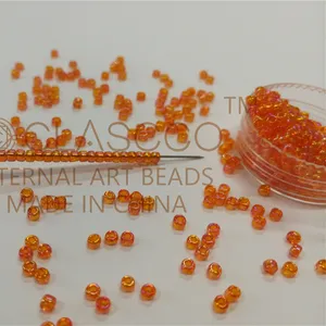 Metallic Perle di Vetro, Perline, Micro Perline 2MM/3MM/4 MILLIMETRI