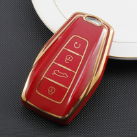 Coque de clé de voiture en TPU pour Geely Coolray X6 géométrie c Emgrand Global kulrey Hawk GX7 okavango accessoires de voiture à distance intelligents
