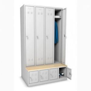 Armadietto Moderno in Acciaio a Prezzo di Fabbrica, <span class=keywords><strong>Armadio</strong></span> Metallico con Serratura per Palestra, Cucina, Esterni, Scuola, Camera da Letto, Mobili e Guardaroba - Product Image 1