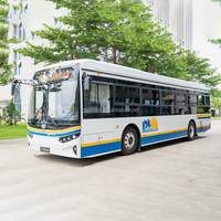 Bus urbain de luxe de 11 m avec 30 sièges à conduite à gauche, bus électrique automatique de 40 places, type de conduite à gauche personnalisé