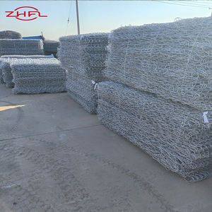 Maille de gabion en fil métallique revêtu de PVC hexagonal, maille à mailles chaînées avec pliage pour la lutte contre les inondations, les murs de soutènement et les clôtures - Product Image 6