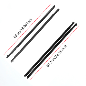 Juego de 4 Burletes para Ventanas Exteriores para Sedán <span class=keywords><strong>3</strong></span> 2004-2009, Impermeables, Insonorizantes, Reemplazo Directo, 10 - Product Image 2