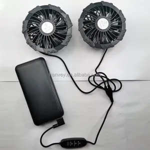 Ventilatore per cappotto di raffreddamento ad aria Mini USB portatile da esterno 5V 7.4V portatile speciale per abbigliamento giacca aria condizionata