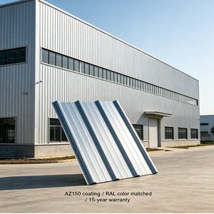 Tôles de Toiture en Aluminium Couleur Haute Qualité, Tôles Ondulées en Acier Galvanisé de 2mm, Robustes et Revêtues de Zinc - Product Image 3