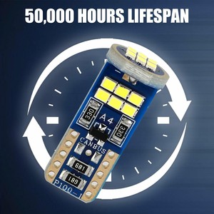 12V W5W LED T10 lámpara de ancho Canbus 2016 18SMD coche <span class=keywords><strong>alta</strong></span> matrícula luz de lectura amplia presión decodificación pequeña bombilla - Product Image 4