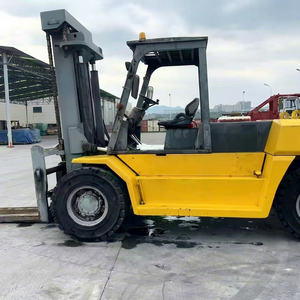 Chariot élévateur diesel d'occasion Komatsu TCM KALMAR Mitsubishi 15/16/25 tonnes, d'origine japonaise, robuste, avec déplacement latéral de la fourche. - Product Image 1