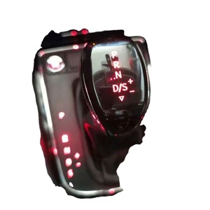 Palanca de Cambios LED <span class=keywords><strong>DSG</strong></span>, Palanca de Cambios Deportiva de Cuero para VW Passat B7/B8 Golf 7 Mk6 <span class=keywords><strong>GTI</strong></span>/GLI para MK2 Teramont <span class=keywords><strong>Polo</strong></span> Octavia 3 - Product Image 2